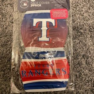 Texas Rangers Face Masks - Set of 2
